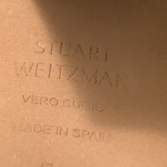 Stuart Weizman black heals worn once in box - Picture 8 of 14